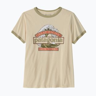 Дамска тениска Patagonia Great Waves Ringer Tee undyed natural