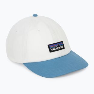 Шапка с козирка Patagonia P-6 Label Trad birch white w/shore blue