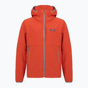 Мъжка софтшел яке Patagonia R1 TechFace Hoody hot ember