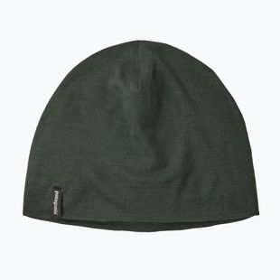 Зимна шапка Patagonia Overlook Merino Wool Liner Beanie treeline green