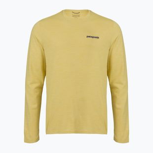 Мъжка блуза с дълъг ръкав Patagonia Cap Cool Daily Boardshort Logo LS limestone yellow - Light Limestone yellow x-dye