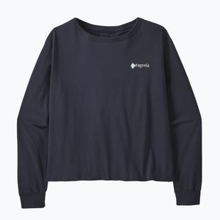 Дамска блуза с дълъг ръкав Patagonia Hut Tripper Easy Cut smolder blue