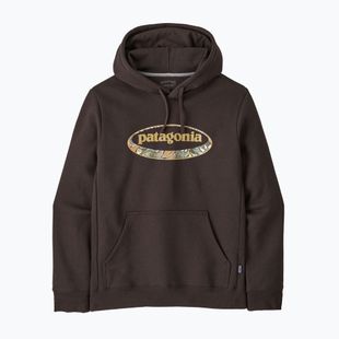 Мъжки суитшърт Patagonia '95 Oval Logo Uprisal Hoody Den Brown: Heliotropic