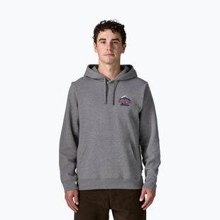 Мъжки суитшърт Patagonia Great Waves Uprisal Hoody gravel heather