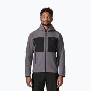 Мъжки суитшърт за трекинг Patagonia R2 TechFace Hoody may grey