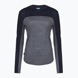 Дамска блуза с дълъг ръкав Icebreaker Merino 125 Cool-Lite Sphere Tee CB midnnavy hthr/midnnavy/cb