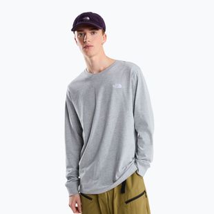 Мъжка трекинг блуза с дълъг ръкав The North Face Evolution Simple Dome Regular LS Tee tnf pale grey heather