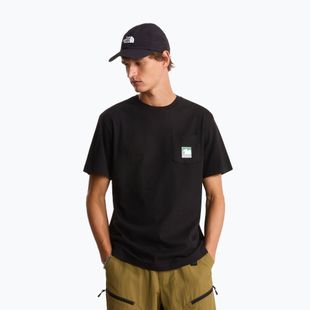 Мъжка тениска The North Face Mountain Logo Relaxed tnf black