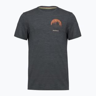 Мъжка тениска Smartwool Lunar Bear Active SS Graphic Tee charcoal heather