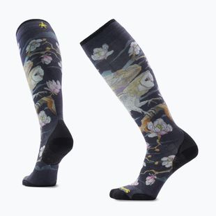 Дамски скоирски чорапи  Smartwool Ski Zero Cushion Nightwatcher Prrint OTC black