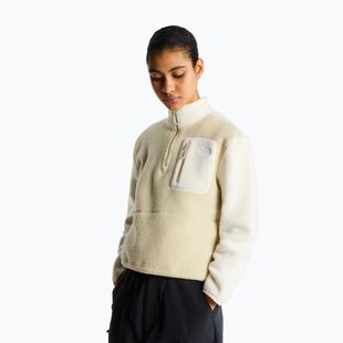 Дамски поларен суитшърт The North Face Yumiori 1/4 Zip desert stone/wh