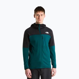 Мъжко яке The North Face Polartec Powergrid Stormgap Hoodie Pacific Teal/Tnf Black