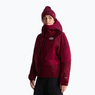 Дамско скиорско яке The North Face Powstar burgundy crush