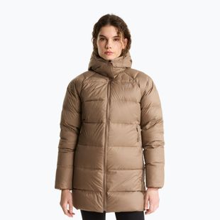 Дамско пухено палто The North Face Hydrenalite City Down Hooded garnet