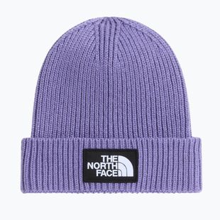Зимна шапка The North Face Logo Box Cuffed grounded plum