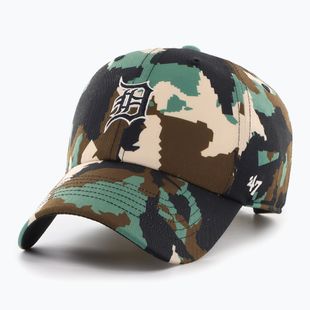 47 Марка Detroit Tigers Цифрова звезда CLEAN UP кафява бейзболна шапка