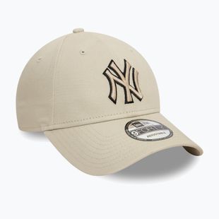 New Era Team Outline 9Forty New York Yankees светлобежова бейзболна шапка
