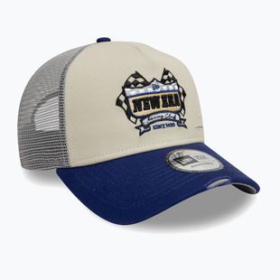 New Era NE Motorsport Trucker светлобежова бейзболна шапка