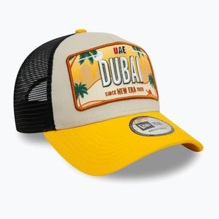 New Era Лицензионна табела Los Angeles Trucker светлобежова бейзболна шапка