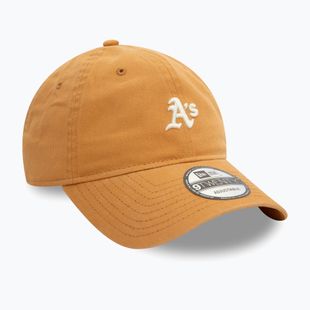 New Era Mini Washed 9Twenty Oakland Athletics тъмно бежова бейзболна шапка
