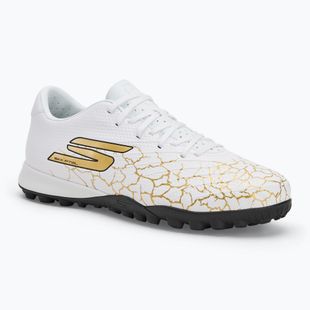 Мъжки футболни обувки SKECHERS Skx_1.5 Academy TF white/gold