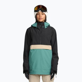 Дамско яке за сноуборд Volcom Harlan Pullover spruce green