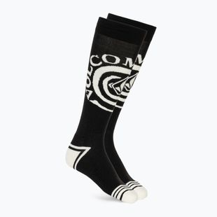 Мъжки скиорски чорапи Volcom Spiral Over The Calf black
