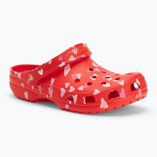 Crocs Classic Valentines Day Clog cherry red