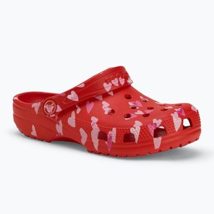 Crocs Classic Valentines Day Kids Clog cherry red