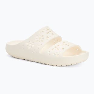 Crocs Classic Floral Cutout Sandal chalk джапанки
