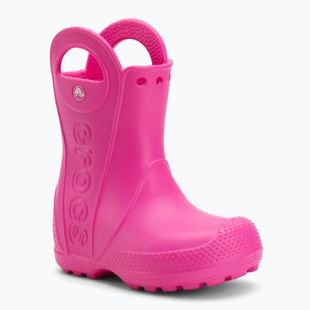 Детски гумени ботуши Crocs Handle It Rain Boot Kids Toddler pink crush