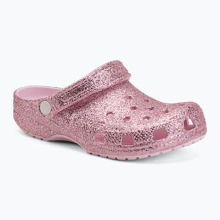 Детски чехли Crocs Classic Chunky Glitter pink milk