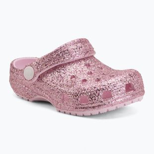 Детски чехли Crocs Classic Chunky Glitter 211940 pink milk