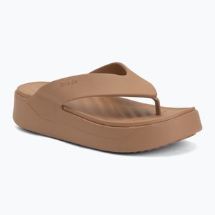 Дамски джапанки Crocs Gateway Platform milk chocolate