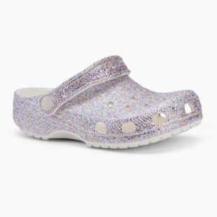 Детски чехли Crocs Classic Fantasy Glitter white