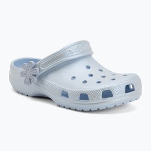 Детски чехли Crocs Classic Pearl Shine blue frost
