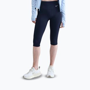 Дамски клин Nike One High Waisted Capri  midnight navy/white