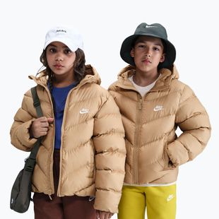 Детско ватирано яке Nike Sportswear All Day Play hemp/white