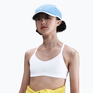 Сутиен за момичета Nike Alate White/Light Smoke Grey