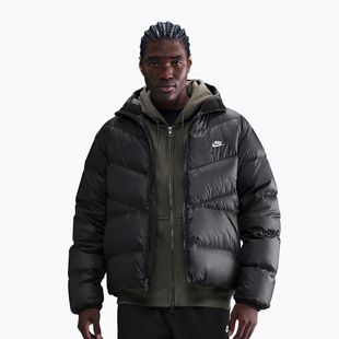 Мъжко пухено яке Nike Windrunner black/black/white