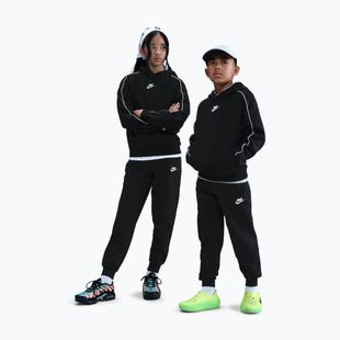 Детски анцуг Nike Sportswear Club Fleece Hooded black/black/white/white