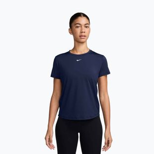 Дамска тениска за тренировка Nike One Classic Dri-Fit midnight navy/white