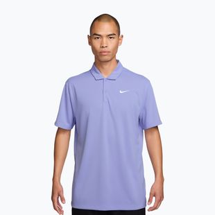 Мъжка фланелка за тенис Nike Court Dri-Fit Polo Solid light thistle/white