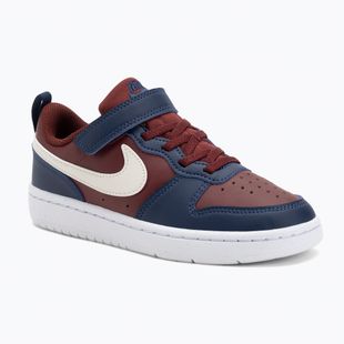 Детски обувки Nike Court Borough Low Recraft dark team red/ssoft pearl/midnight navy