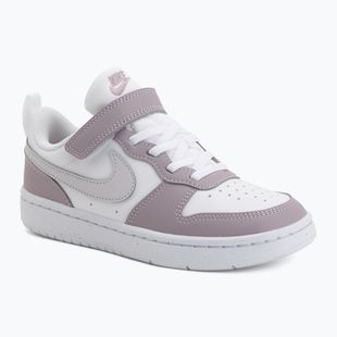Детски обувки Nike Court Borough Low Recraft white/plum fog/white/venice