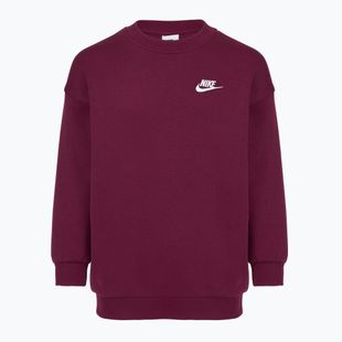 Детски суитшърт Nike Sportswear Club Fleece burgundy/white