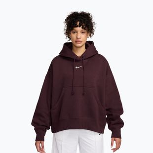 Дамски суитшърт Nike Sportswear Phoenix Fleece Oversized burgundy crush/sail