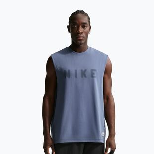 Мъжка тренировъчна тениска Nike Athletic Club Dri-Fit diffused blue/diffused blue