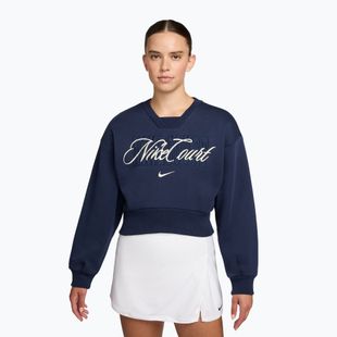 Дамски суитшърт Nike Court Collection French Terry Crew Neck navy blue/sailor blue