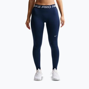 Дамски клин Nike Pro Mid-Rise Full midnight navy/white